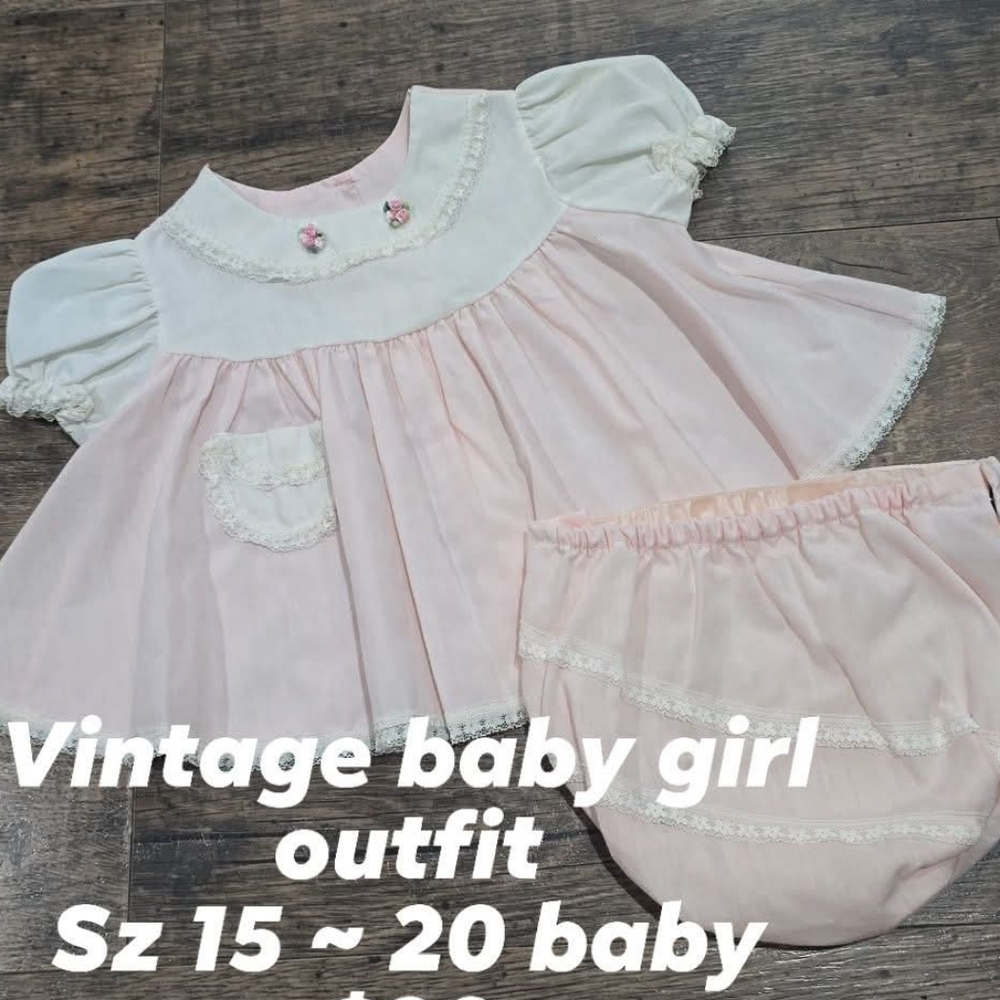 Vintage baby girl dress sz 15~ 20lbs